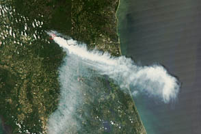 County Line Fire in Florida
