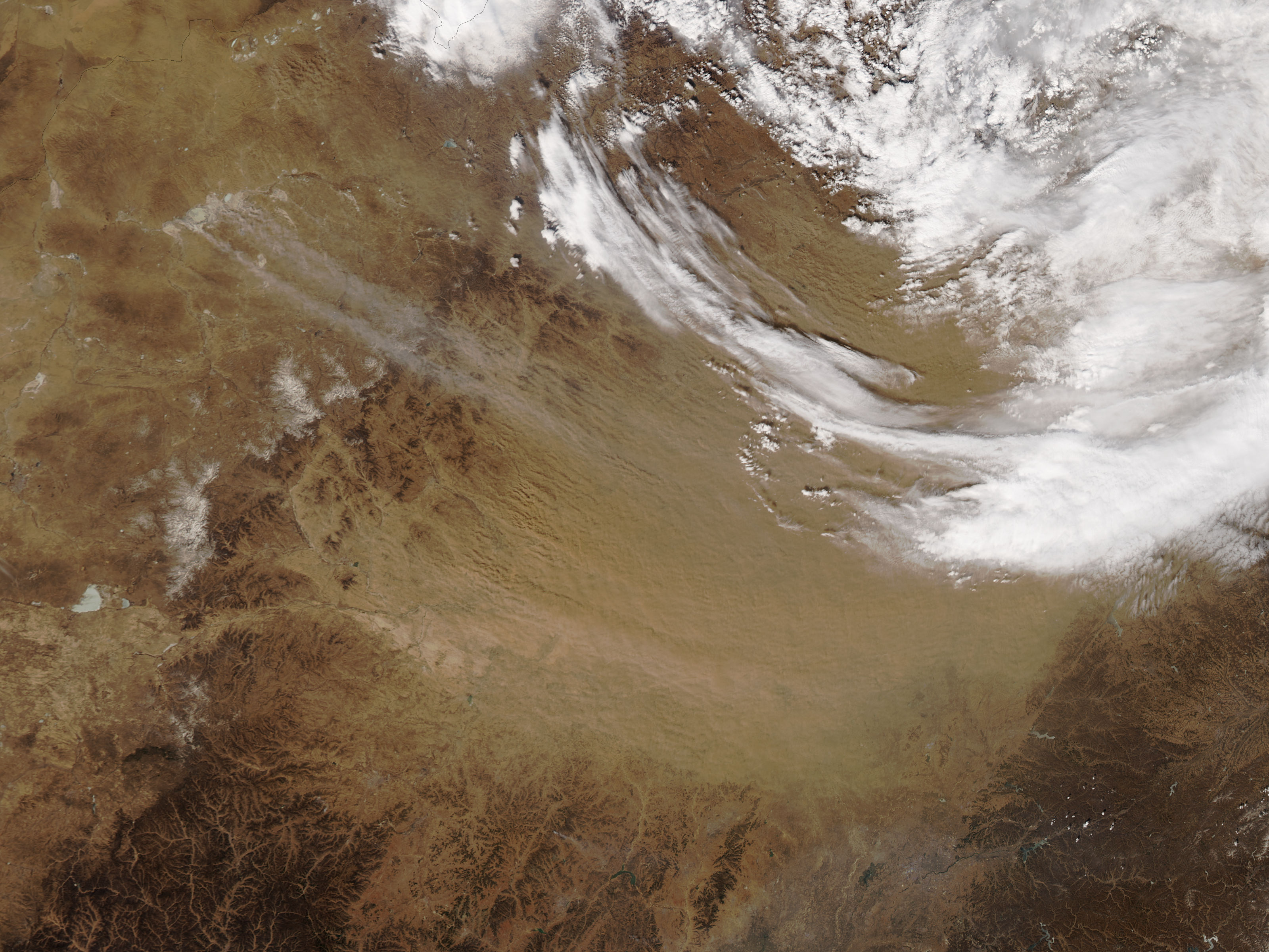 Dust Plumes in Inner Mongolia - related image preview