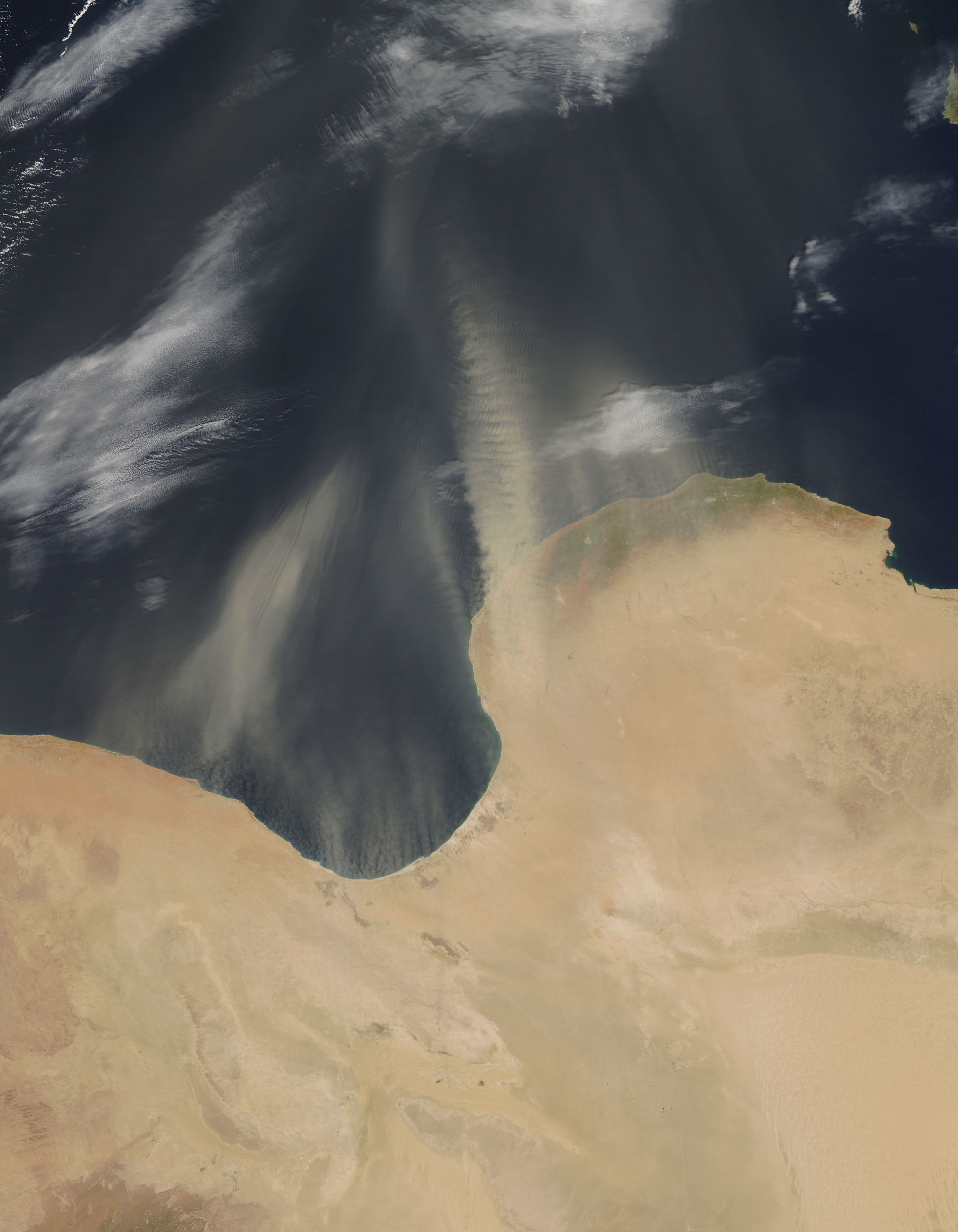 Dust off the Libya Coast - related image preview