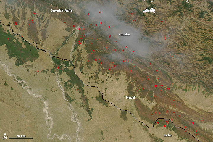 Fires in Nepal - related image preview