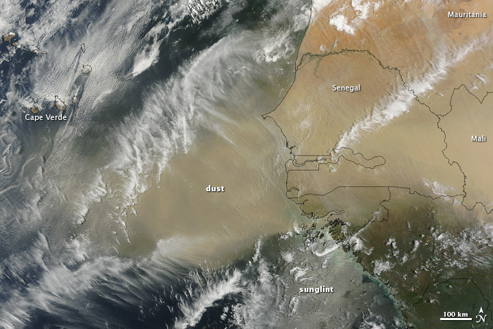Dust off the Coast of Western Africa - related image preview