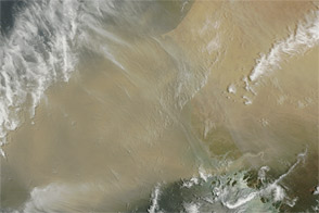 Dust off the Coast of Western Africa