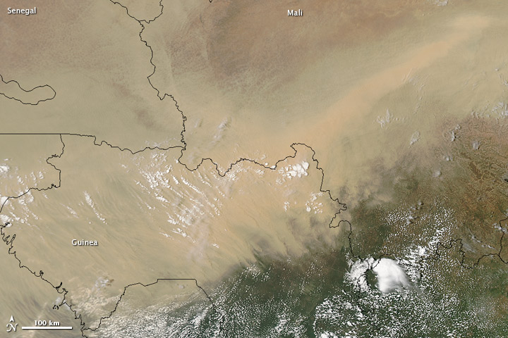 Dust Storm in Western Africa - related image preview