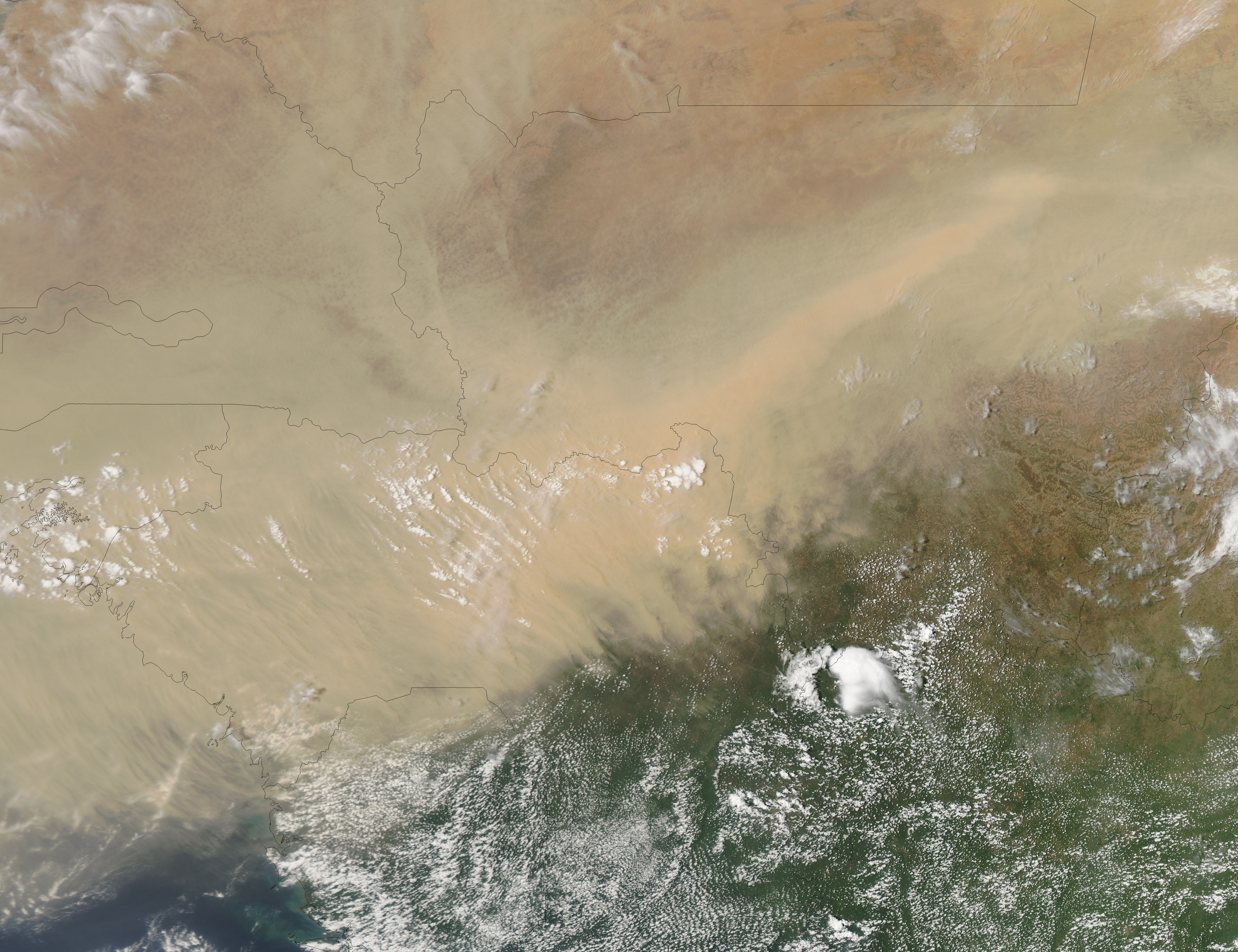 Dust Storm in Western Africa - related image preview