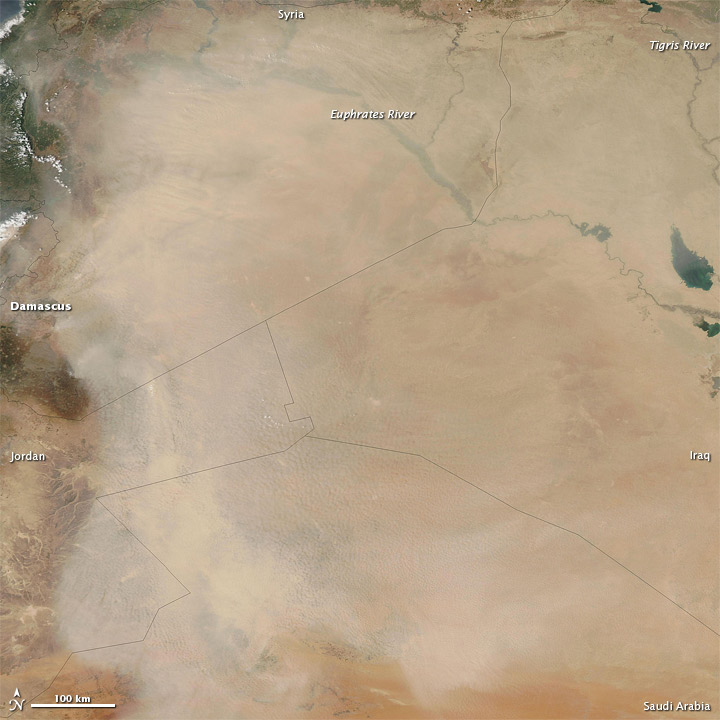 Dust Storm in the Middle East
