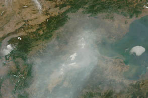 Haze Over Northern China - selected image