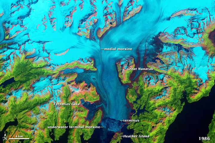 Retreat of Alaska’s Columbia Glacier