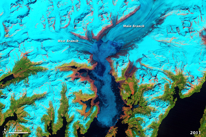 Retreat of Alaska’s Columbia Glacier