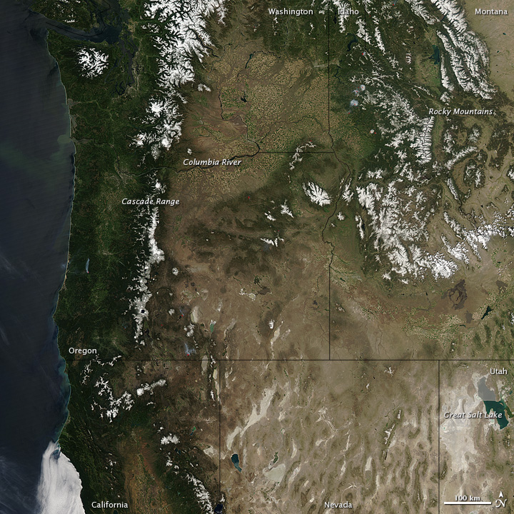 Sunny Skies over the Pacific Northwest