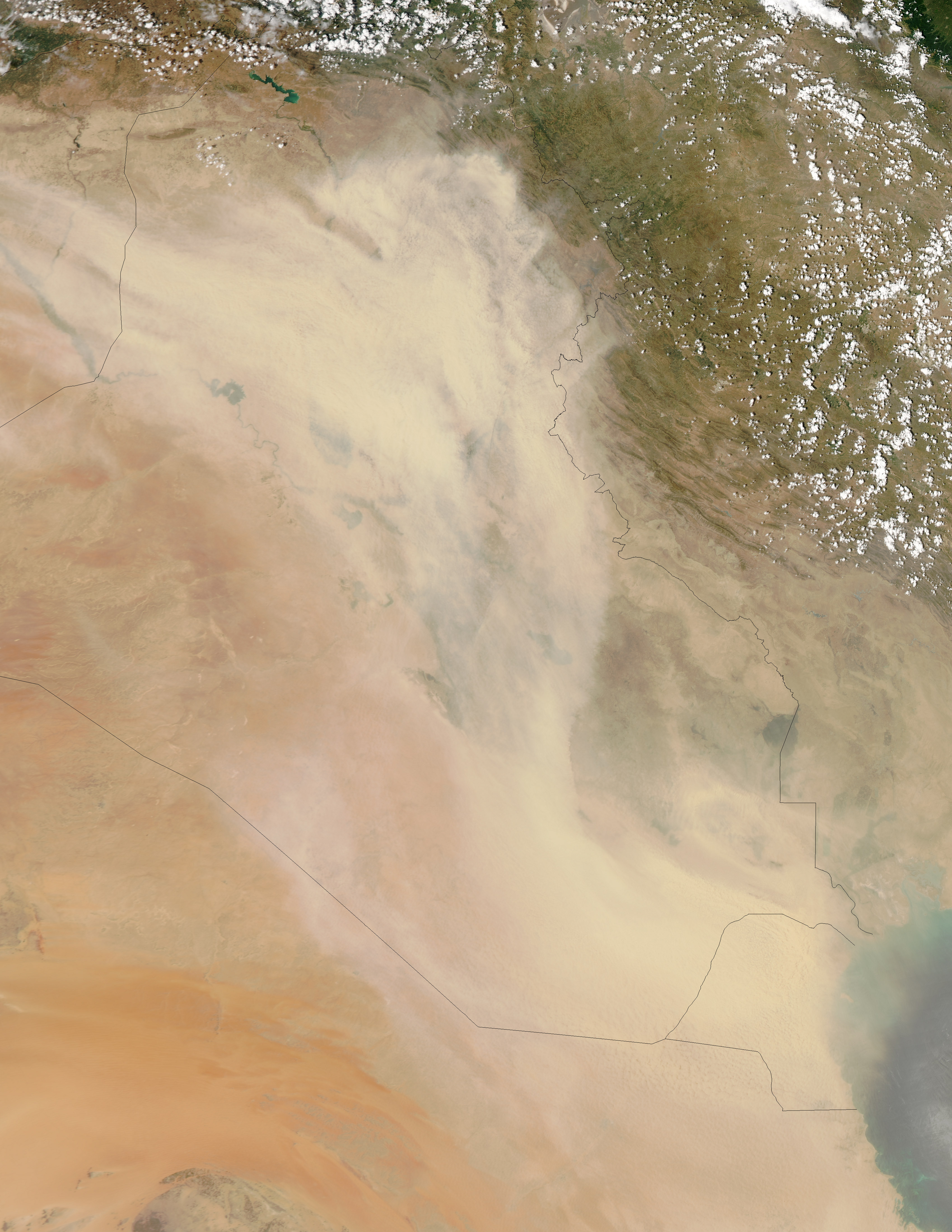 Dust Storm over Iraq - related image preview