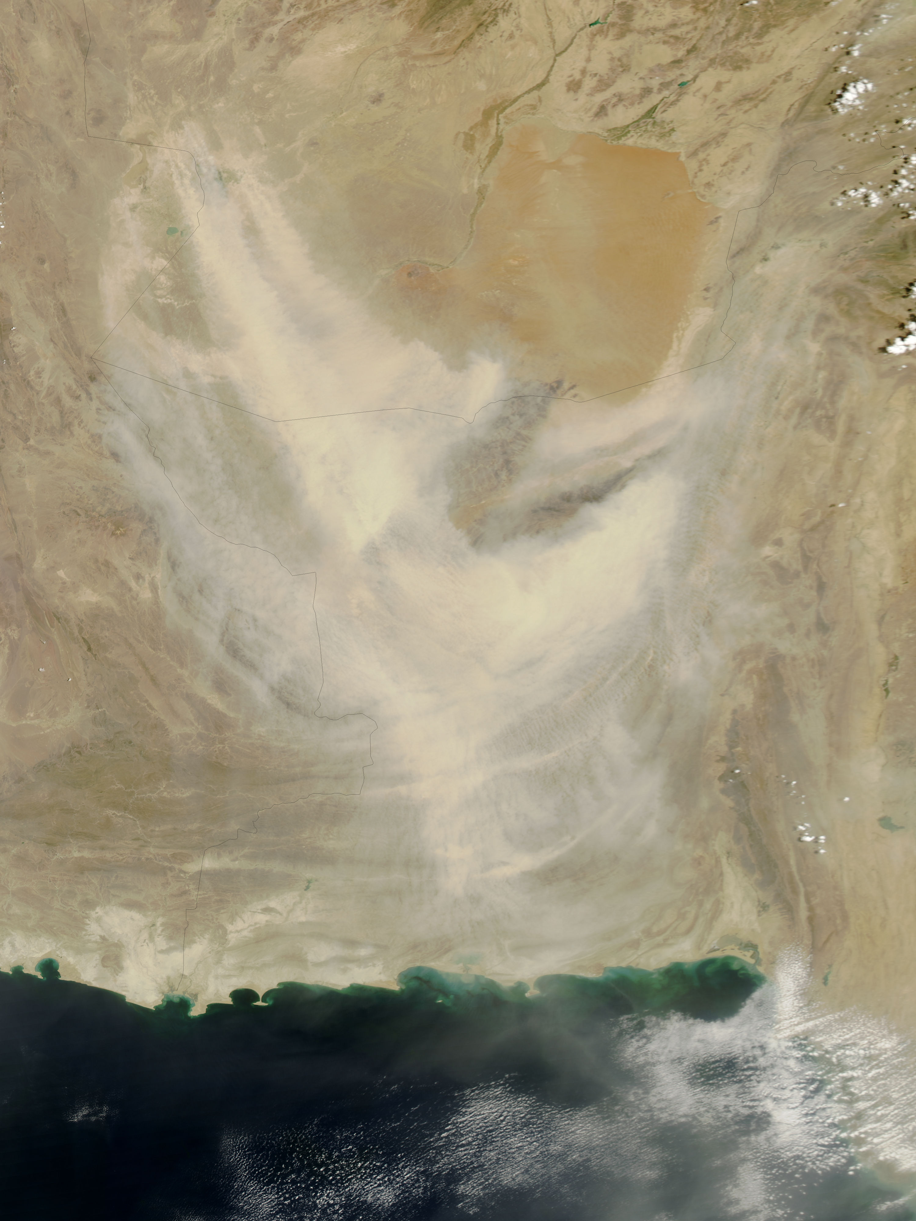 Dust Storm over Afghanistan, Pakistan, and Iran - related image preview