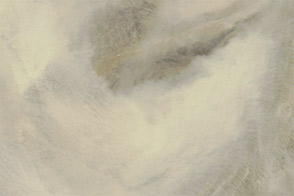 Dust Storm over Afghanistan, Pakistan, and Iran