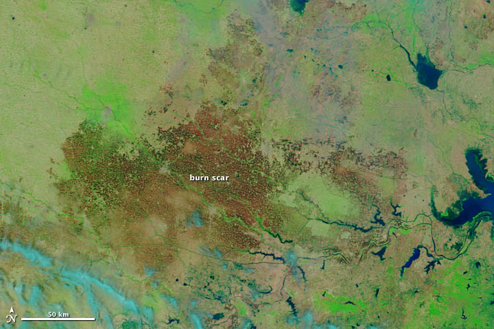 Wheat Fires in China