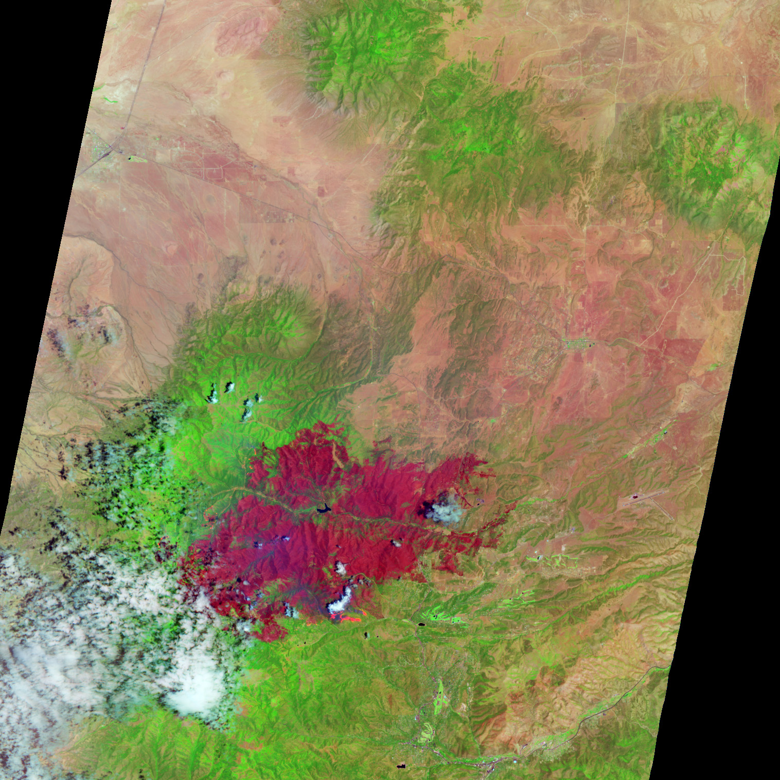 Little Bear Fire in New Mexico - related image preview