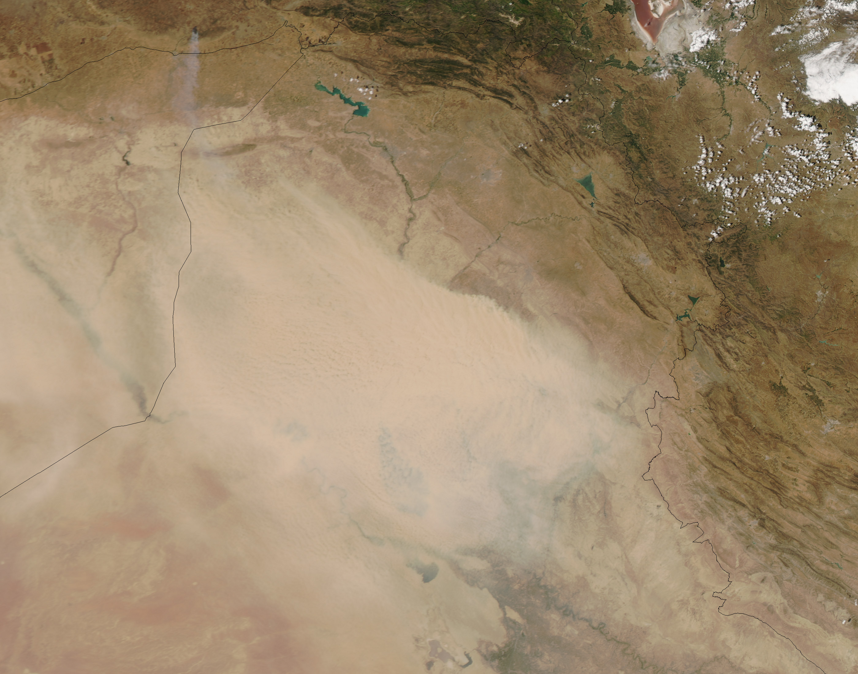 Dust over Syria and Iraq - related image preview