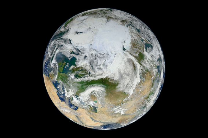 nasa earth color mapping