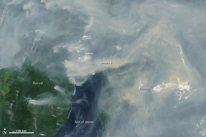 Smoke and Fires in Siberia