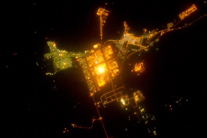 Al Jubayl, Saudi Arabia at Night  - related image preview