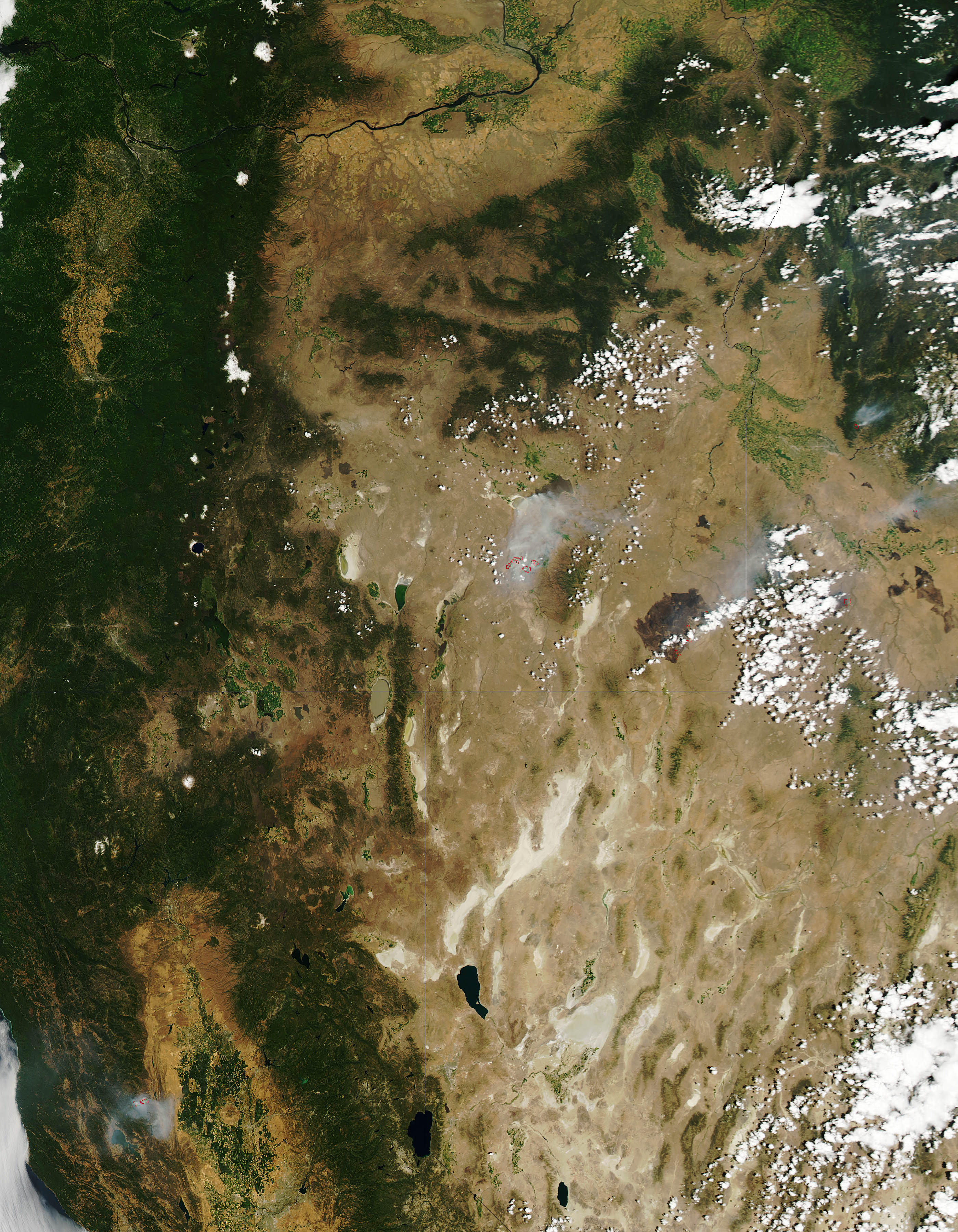 Brush Fires in Eastern Oregon - related image preview