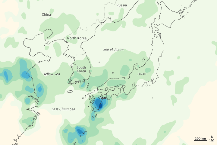 Heavy Rains in Kyushu, Japan