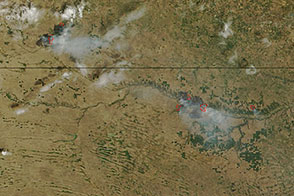 Wildfires in South Dakota and Nebraska