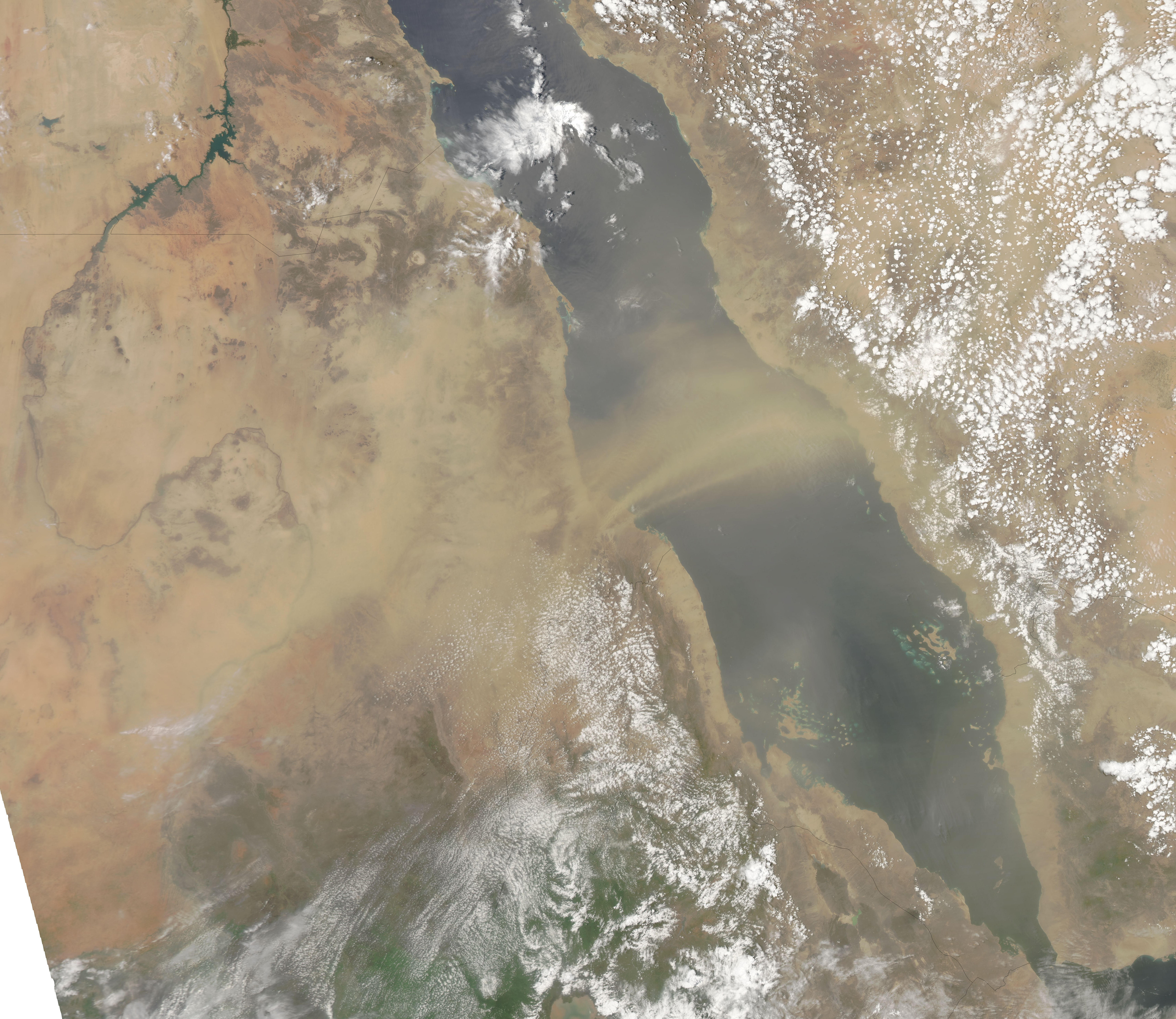 Dust over the Red Sea - related image preview