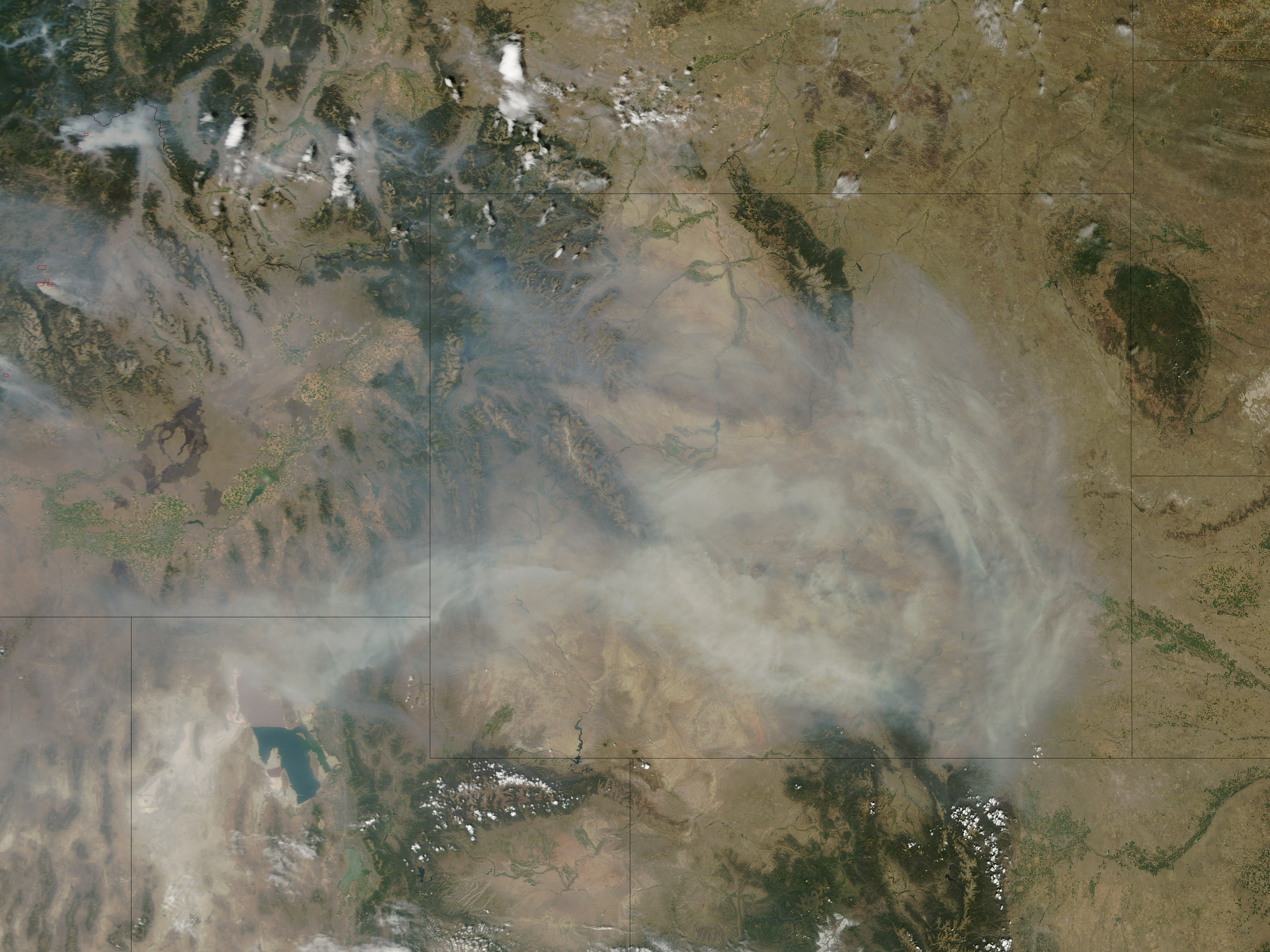Thick Smoke over Wyoming - related image preview
