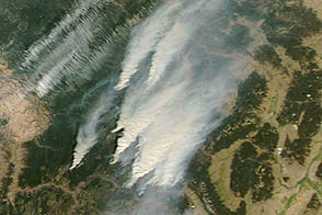 Mustang Complex Fires in Idaho