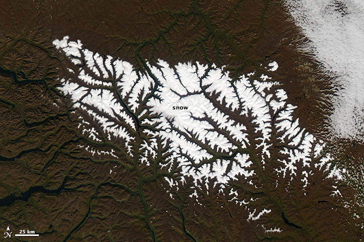 Fall Snow in Siberia; Spring Snow in Tasmania - related image preview