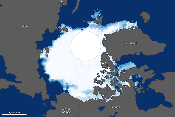 Visualizing the 2012 Sea Ice Minimum