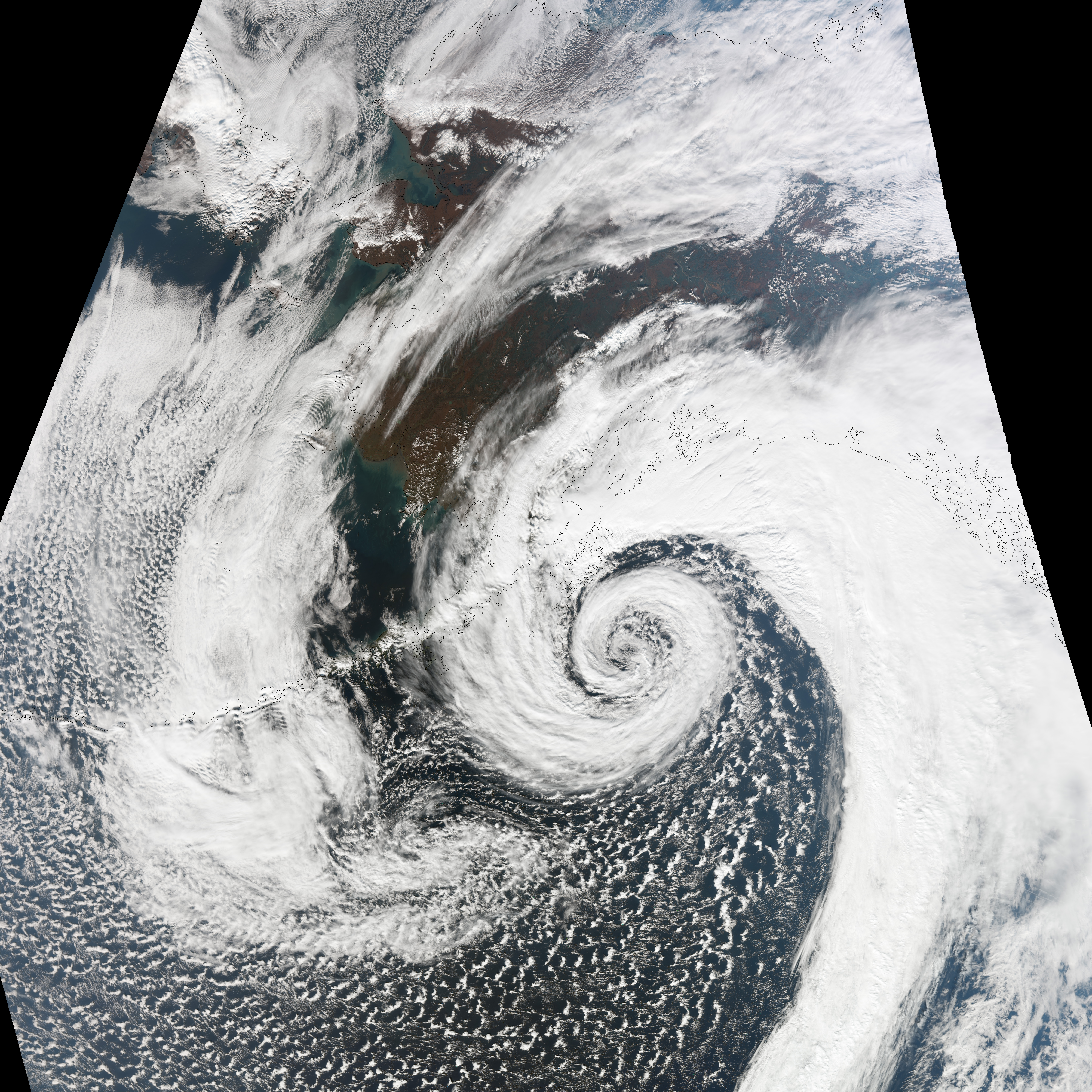 Strong Storm Approaches Alaskan Coast - related image preview
