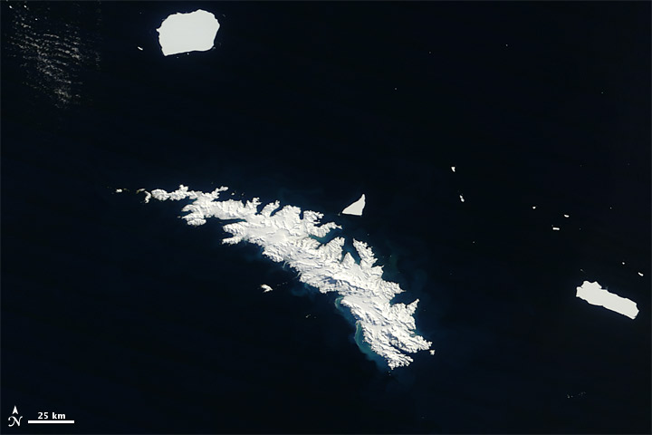 Icebergs around South Georgia - related image preview