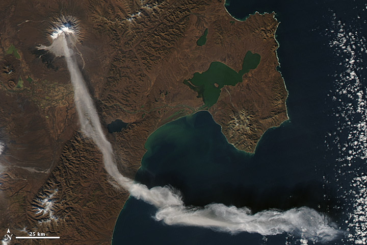 Ash Plume from Shiveluch - related image preview
