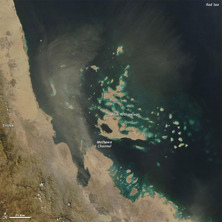 Dust Plumes off Eritrea - related image preview
