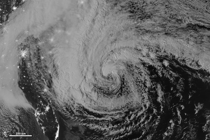 Overnight View of Hurricane Sandy - related image preview