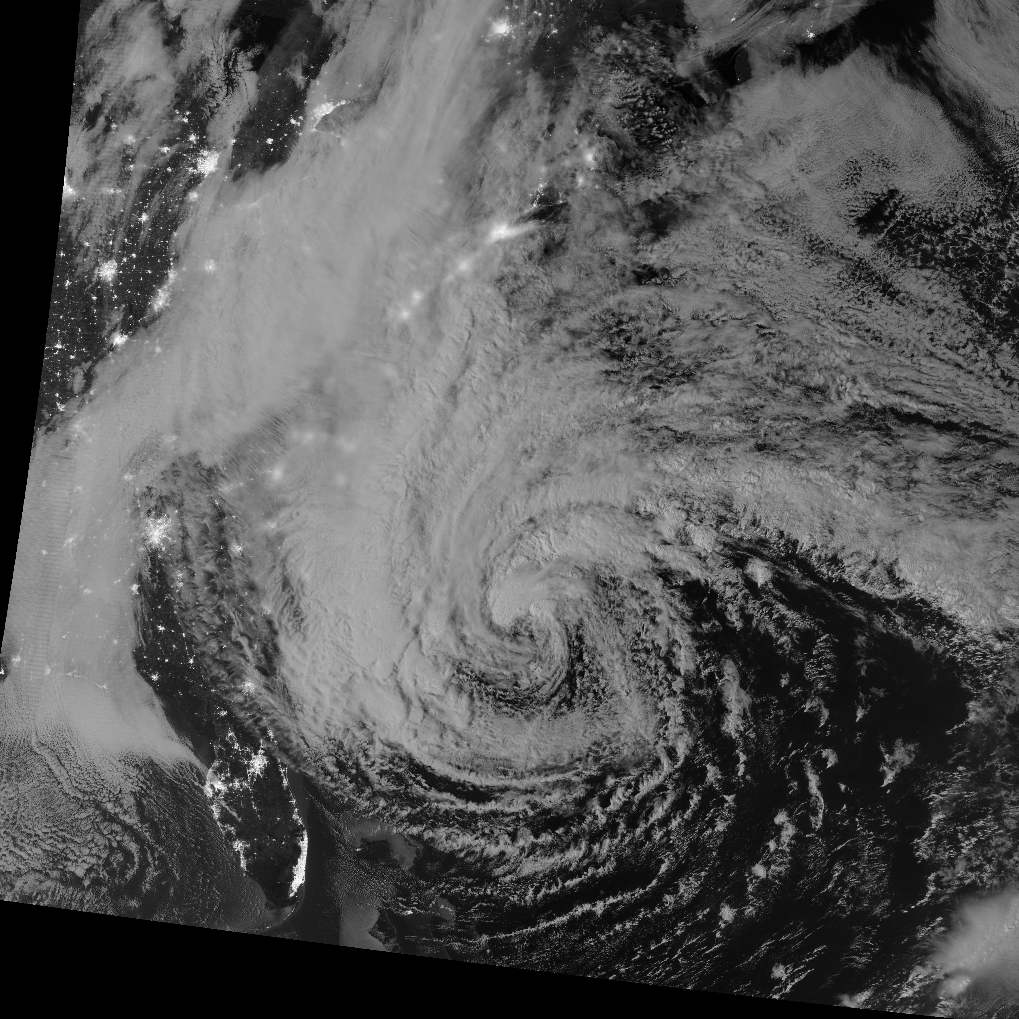 Overnight View of Hurricane Sandy - related image preview