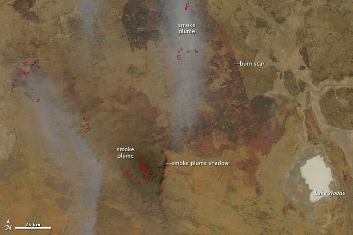 Two Views of Australian Wildfires - related image preview