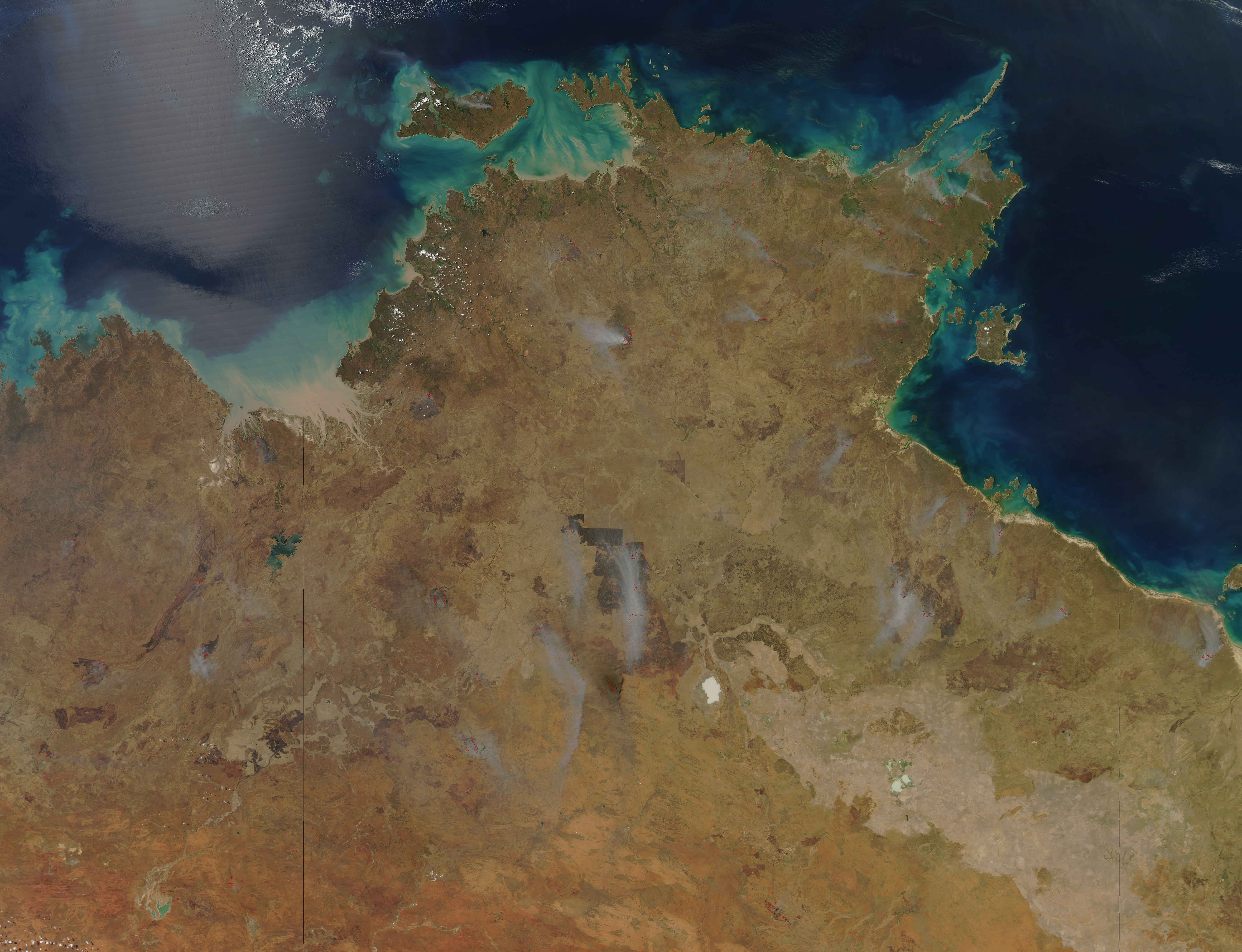 Two Views of Australian Wildfires - related image preview