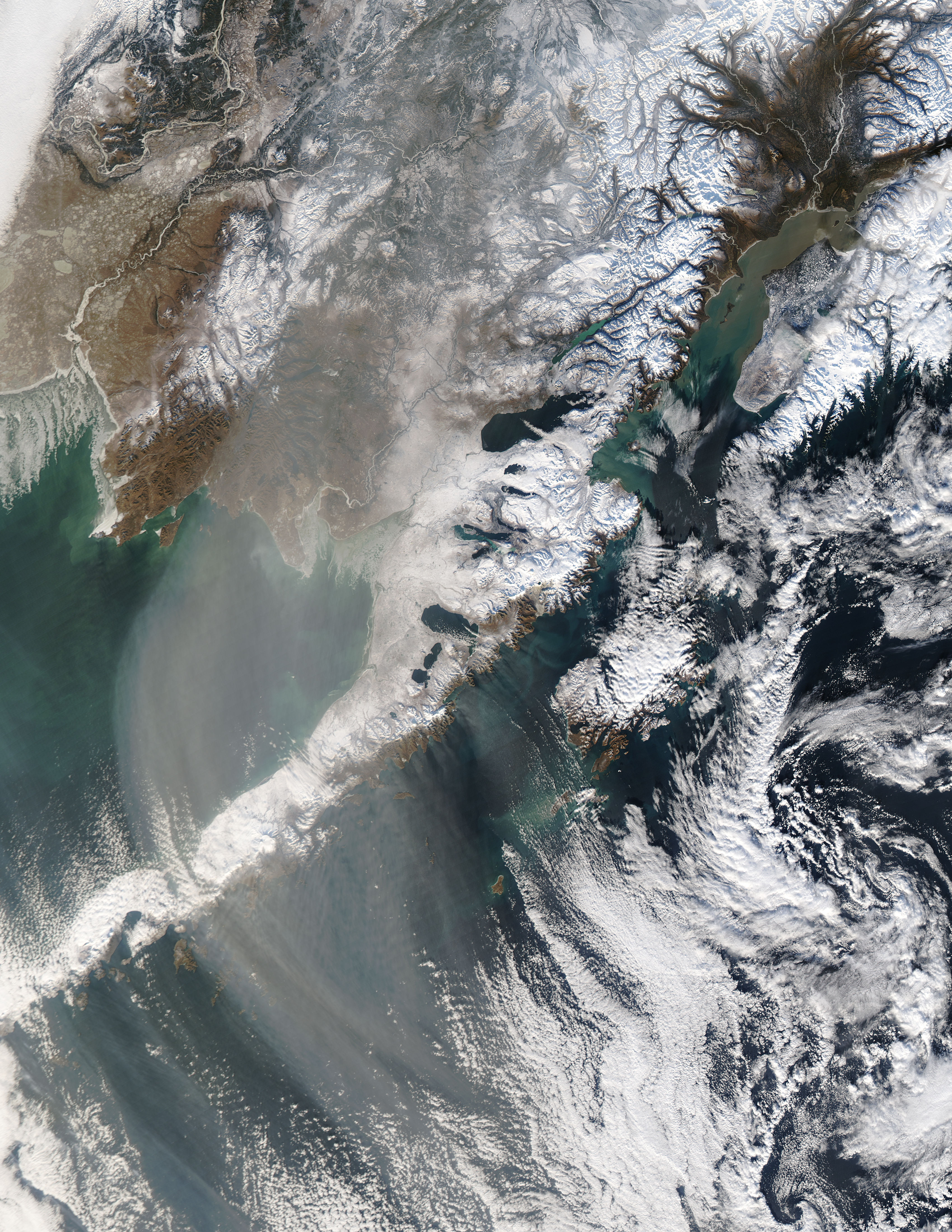 Dust over Southwestern Alaska - related image preview