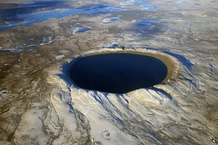 Ice-Free Crater Lakes on Ungava Peninsula - related image preview