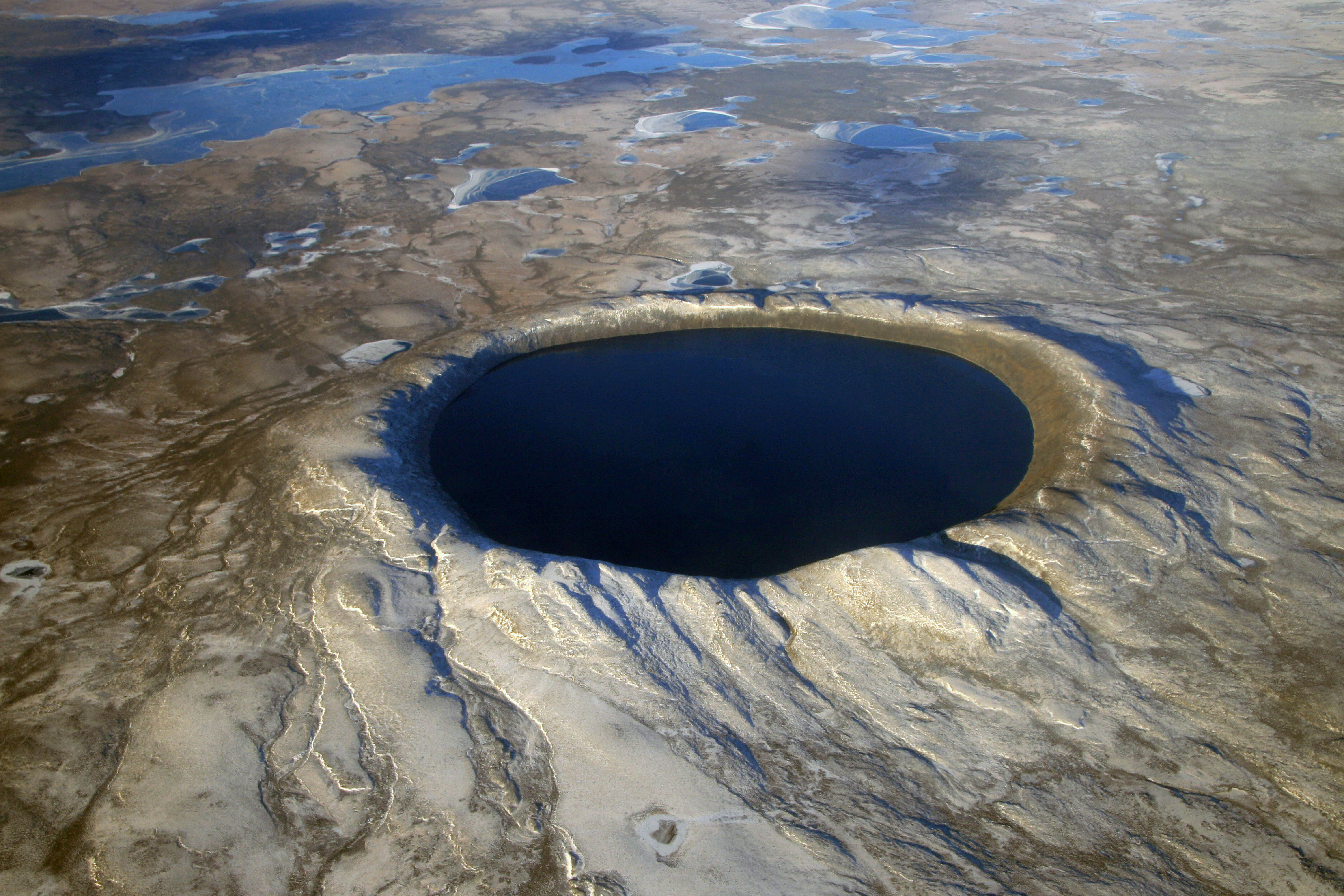 Ice-Free Crater Lakes on Ungava Peninsula - related image preview