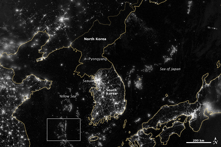 Korea and the Yellow Sea - related image preview