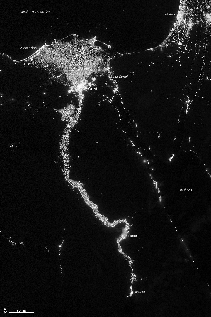 City Lights Illuminate the Nile - related image preview