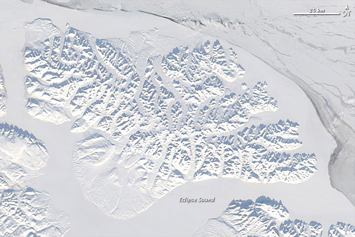 Bylot Island in Winter and Summer