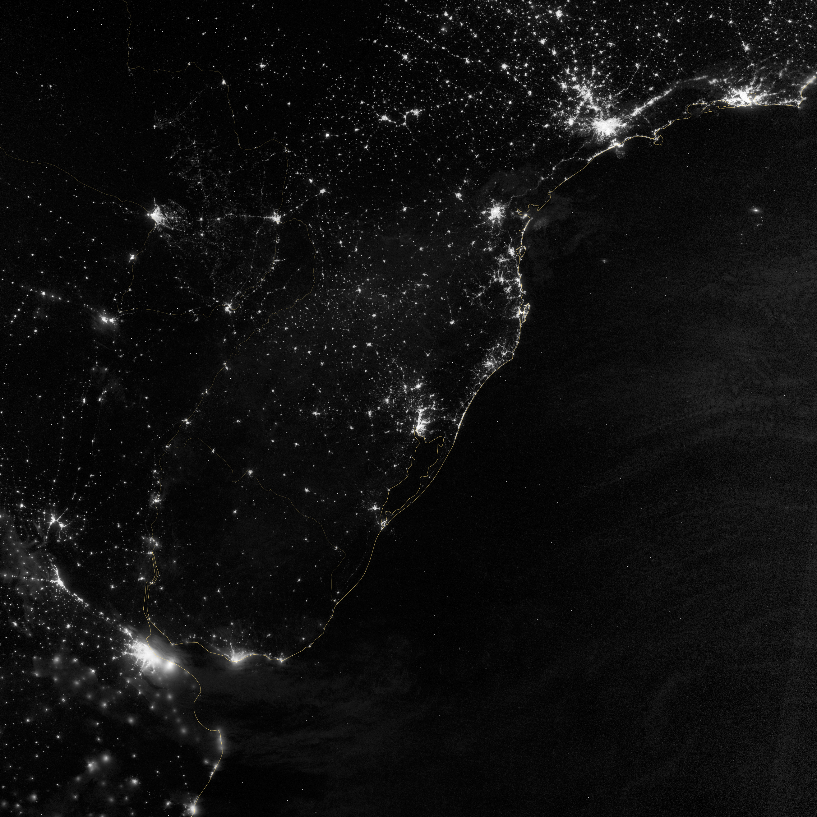 City Lights of South America’s Atlantic Coast - related image preview