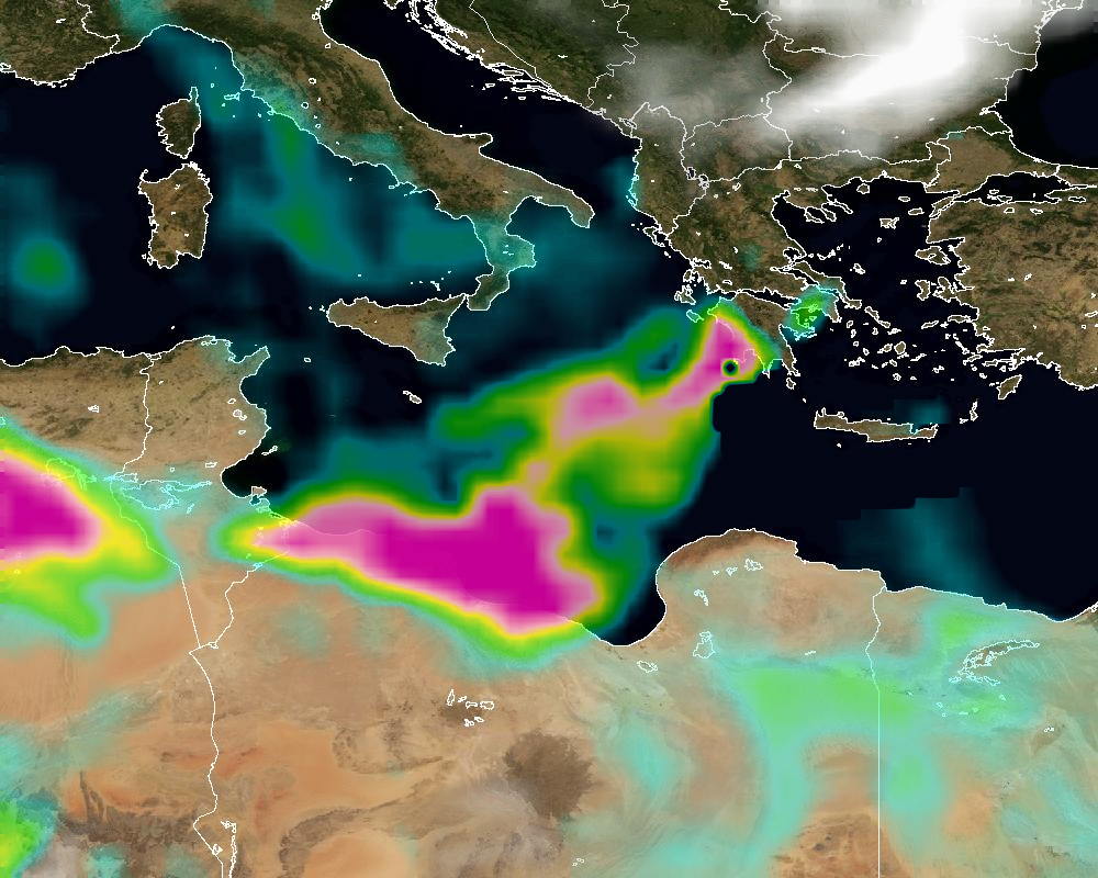 Smoke Spreading from Greece to Africa - related image preview