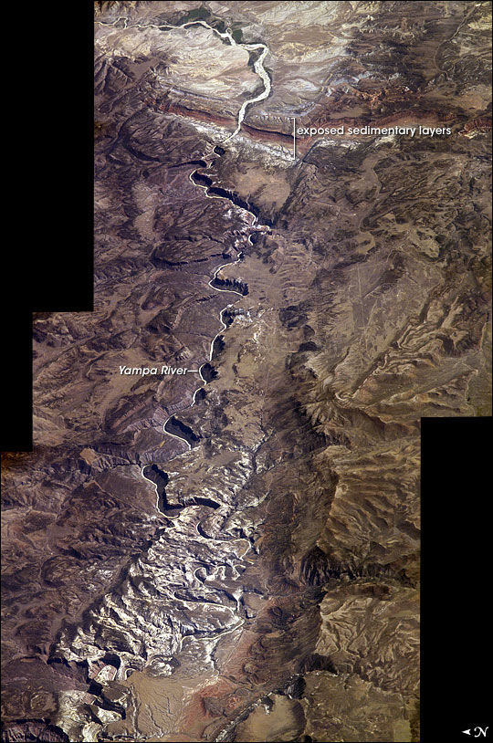 Oblique View of Dinosaur National Monument