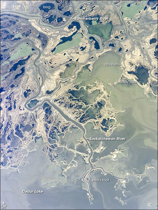 Saskatchewan River Delta, Manitoba, Canada