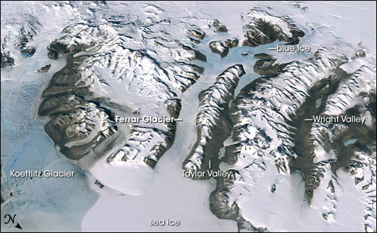 Ferrar Glacier, Antarctica