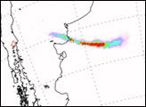 Sulfur Dioxide Plume from Llaima Volcano - selected image